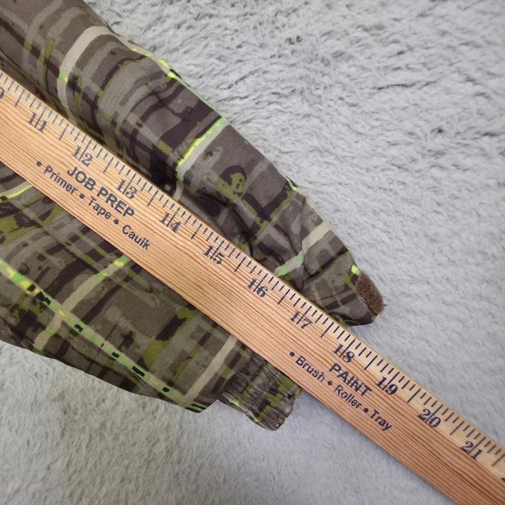 Columbia Jacket Youth 8 Brown Green Plaid Fleece Lined Insulate Outdoor Gorpcore